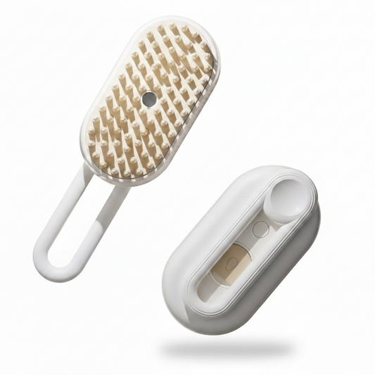 Aura Paws™ Hydro-Mist Massage Brush — 3-in-1 Steamy Pet Groomer